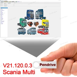 Scania-Multi V21.120.0.3 aggiornamento03.2022 Ricambi elettronici Catalogo Diagrami sviluppatori Manuali di servizio Tecnico per PGRSTruck