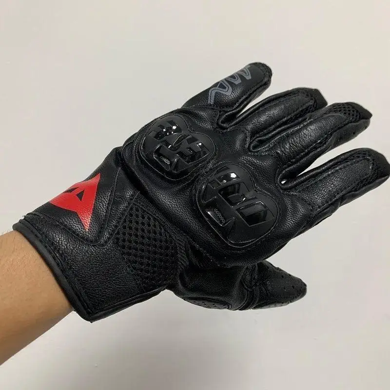 Dainese C2 Carbon Fiber Motorhandschoenen Voor Mannen Motorfiets Anti Drop Lederen Rijhandschoenen Voor Zomer 3-kleuren Dainese Handschoenen