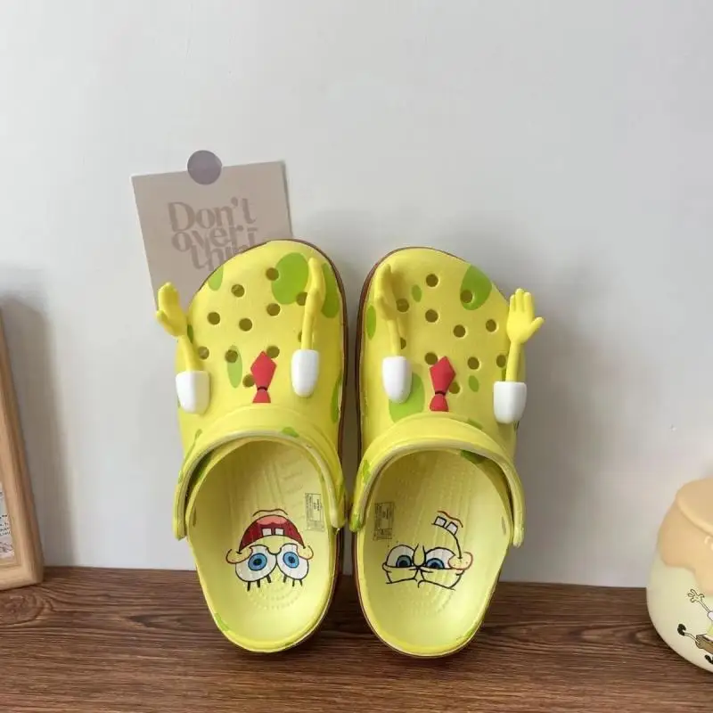 Cartoon Clogs Sommer Strand Rutschfeste Anime Spongebob Patrick Star Schuhe Eva Geschlossene Zehenpartie Komfort Ultra Coole Neue Sandalen Paar-Geschenk – Detail 7