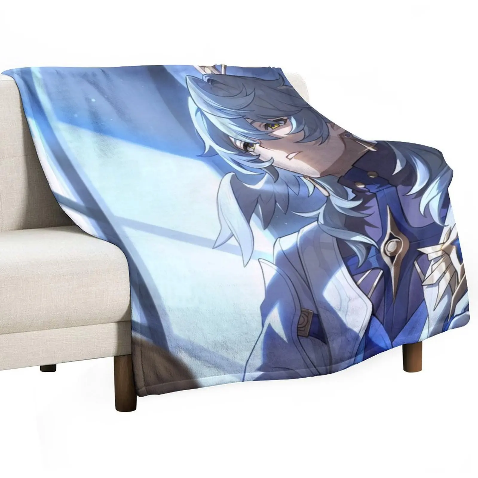 

Sunday Honkai: Star Rail Throw Blanket Foldable Soft Warm Blanket for Outdoor Use