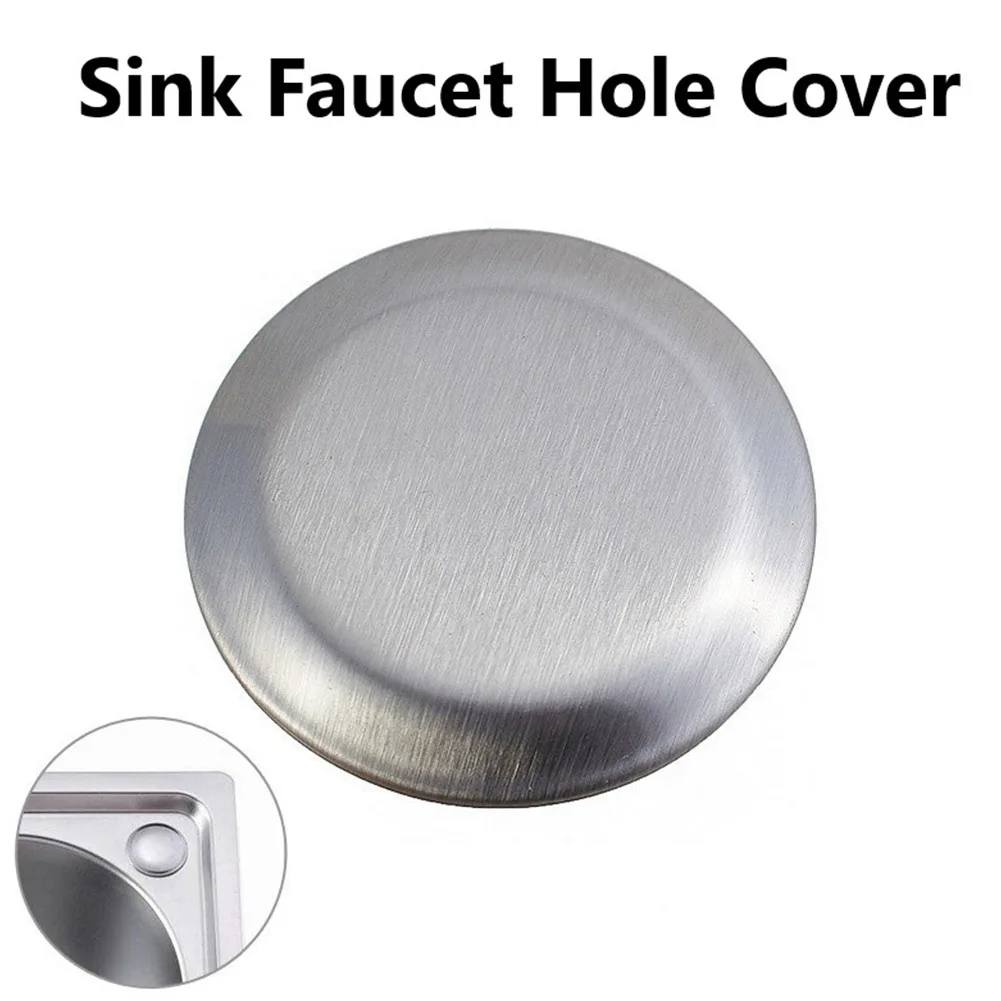 

Stainless Steel Stopper Faucet Hole Cover Sink Faucet Decorative Covers Kitchen Accessories ,for Wash Basin, Bathroom Parts
