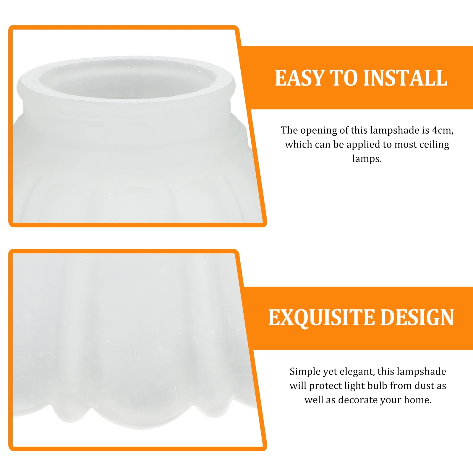 

Small Frosted Lamp Shade Replacement Glass Cover Indoor Pendant Ceiling Light Fixture Lighting Fixtures Replacement Glass Shades