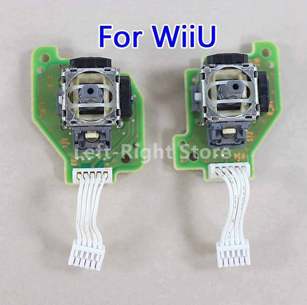 

30PCS Left Right Joystick Rocker Set Board For Nintendo Wii U WIIU Gamepad Controller 3D Analog Sensor Module Repair Parts