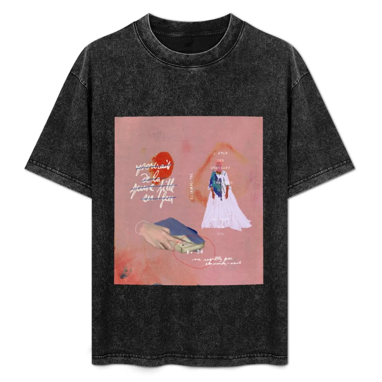 

lady on fire iii T-Shirt Fashion Casual Short Sleeve T-Shirt
