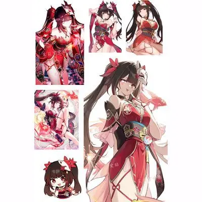

Anime Honkai：Star Rail Sparkle Cosplay Stickers Decoration Laptop Phone Suitcase Notebook Label Stationery Sticker Gift