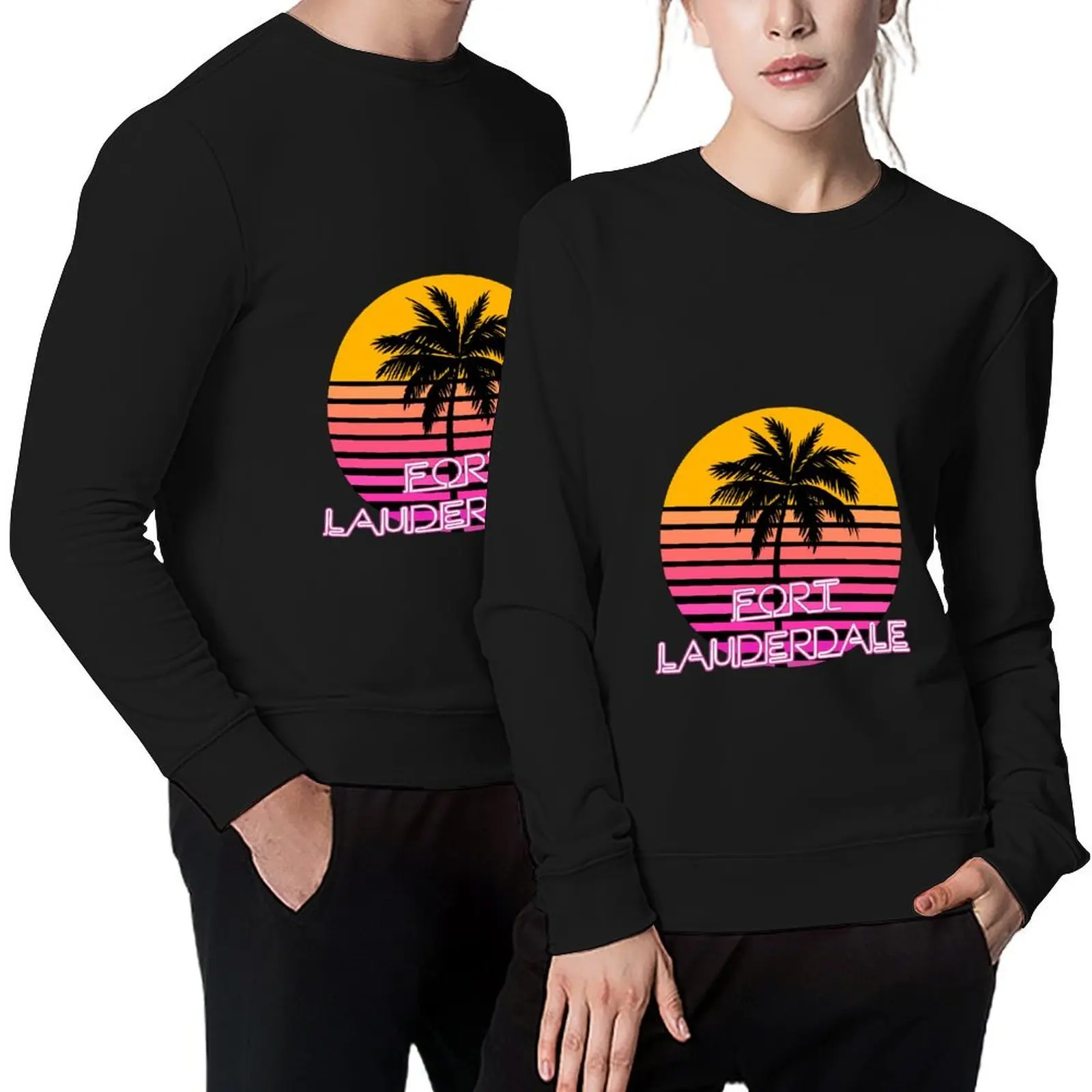 

Fort Lauderdale City Florida Beach Design Pullover mens clothing korean style clothes men's autumn clothes clothes for men hoody