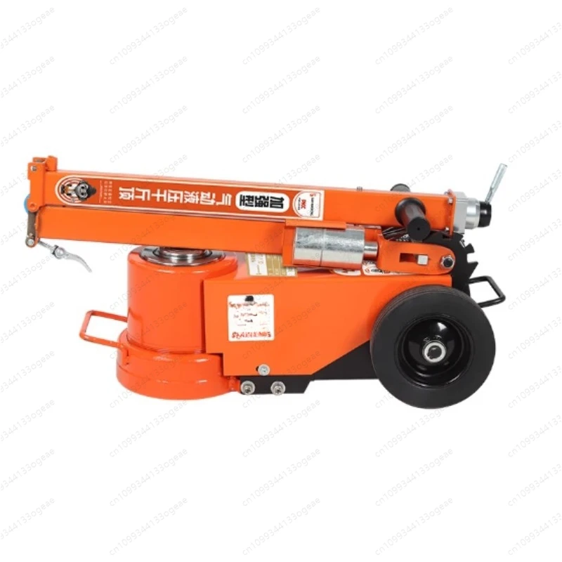 80T Air Over Hydraulic Jack Horizontal Fast Lifting Fleet Maintenance Jack for Semi Trucks&Buses Professional Garage Equipment