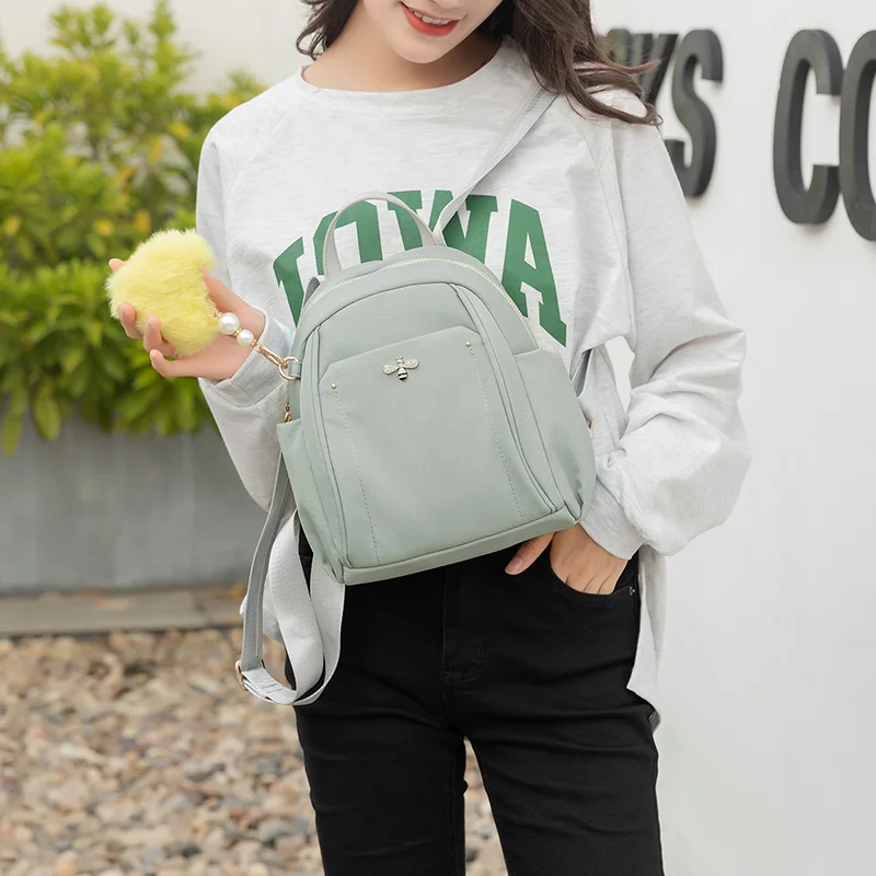 Backpacks Girl Small Backbag Cute Casual Style Mini Bags for Women Fashion Travel Bag Kawaii Bee Refreshing Outdoor Packbag Gift