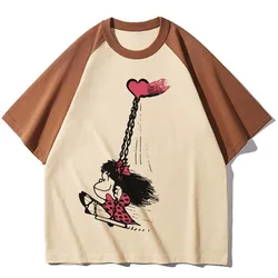 Mafalda t-shirts women elegant t shirt girl comic clothes