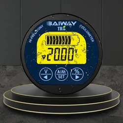 TR16H coulometro impermeabile ad alta precisione 8-120V 50A/100A/350A agli ioni di litio ferro fosfato Tester di capacità della batteria al piombo