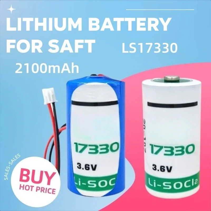 

3.6v 2100mAh for SAFT LS17330 Detector Gas Alarm Anti-misoperation Device Lithium Battery