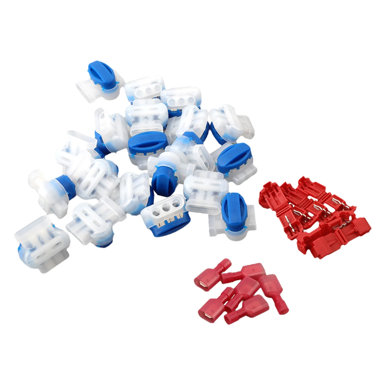 

Waterproof Cable Repair Connectors for Robotic Lawn Mowers Sturdy & Reliable Wide Compatibility 20pcs + 12 Terminals