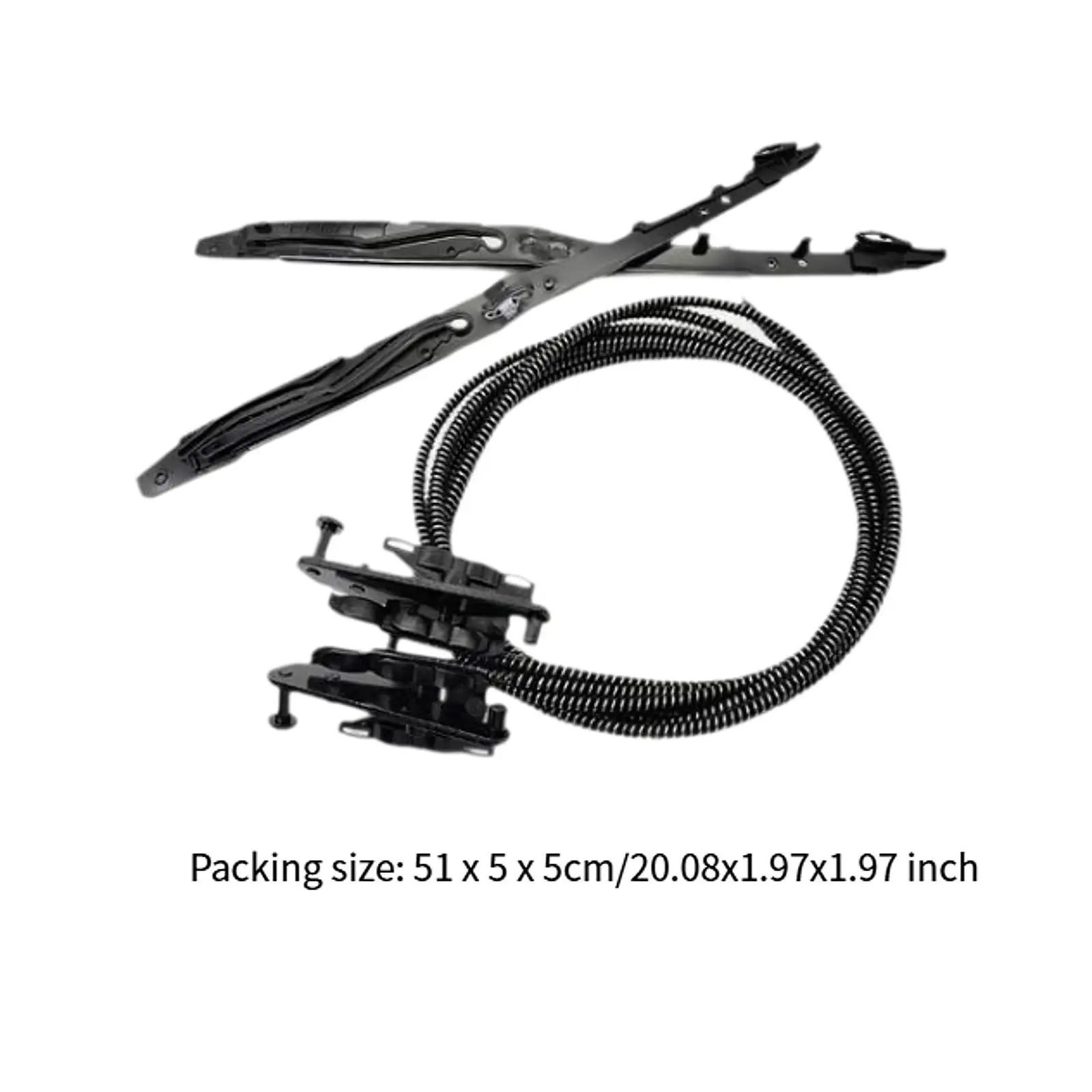 طقم إصلاح تجميع مسار الكابلات الزجاجية لفتحة السقف fl3Z- 1651071 -b أسود لسيارة فورد إكسبيديشن 2018-2020 F150 2015-2020 مرفق