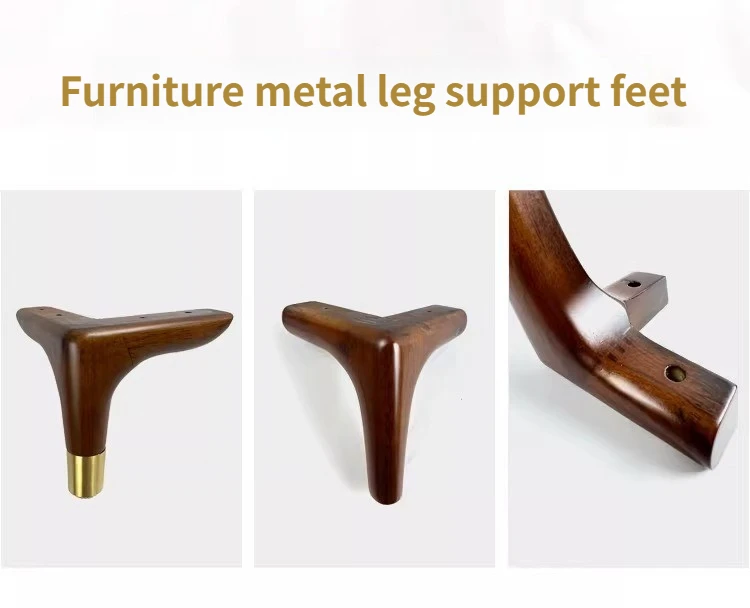 4Pcs 13/14/15cm Solid Wood Furniture Feets Sofa Cabinets Legs Square Bed Table Chair Replacement Feet Home Furniture Accessories