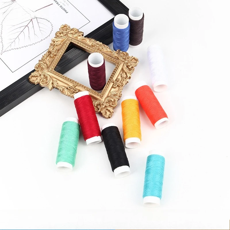 Why Embroidery Patchwork Needs High-Quality Sewing Threads: A Real User’s Guide to Choosing the Right 10-Piece Polyester Thread Set