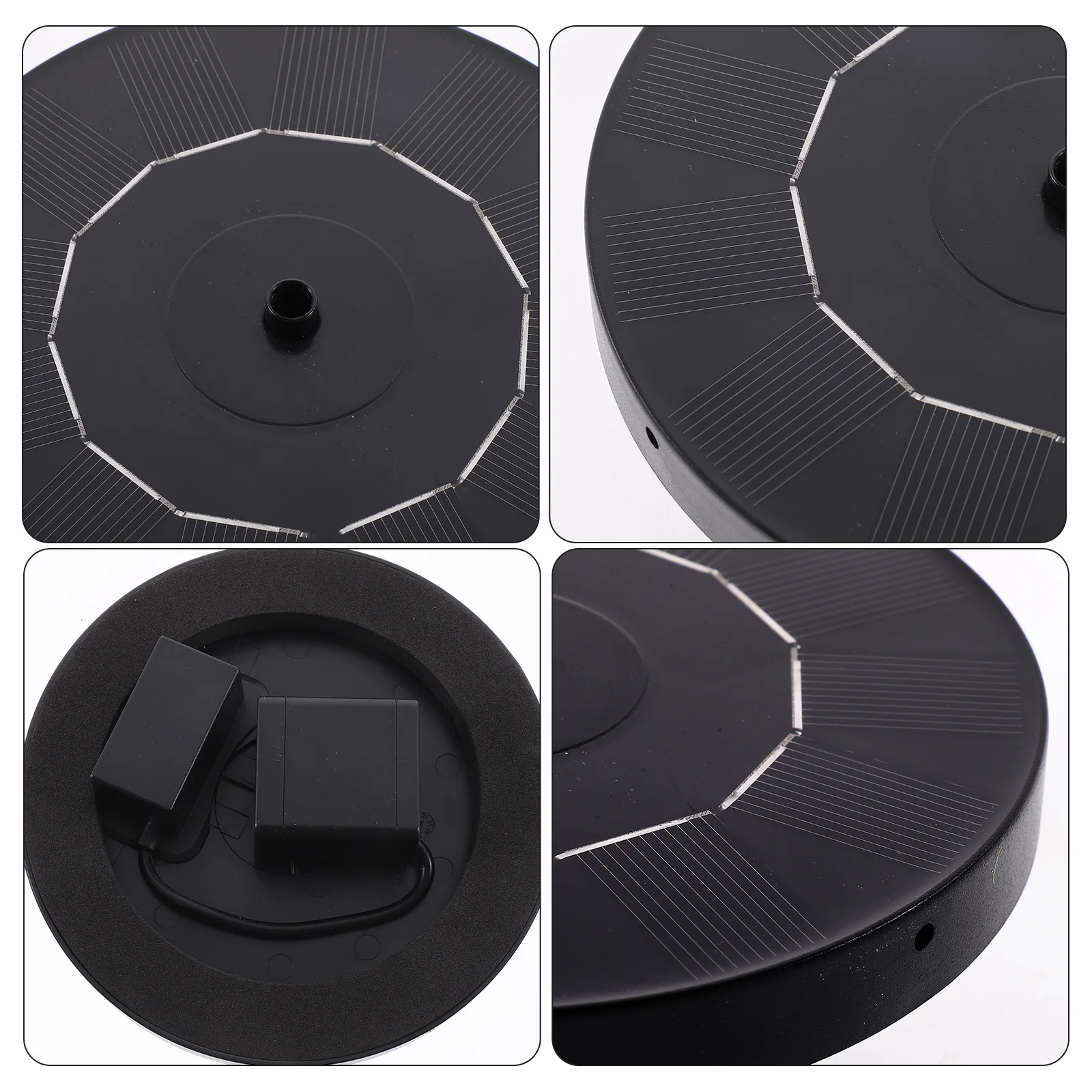 

1PC Solar Floating Fountain Miniature Water Fountain Small Garden Pool Pond Fountain Outdoor Solar Panel Fountain for Pool Pond