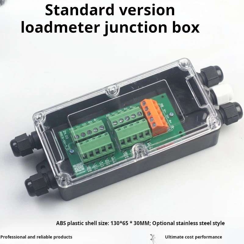 Loadometer terminal box forklift scale junction box electronic scale stainless steel truck scales sensor 4 in-out junction box