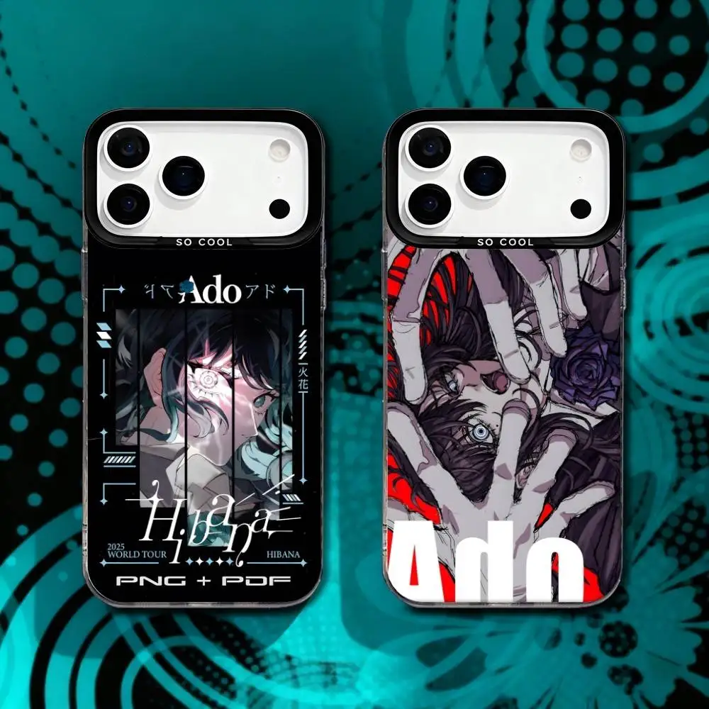 

A-Ado Zanmu Kyougen Hibana Phone Case For iPhone 17,16,15,14,13,12,X,8,Pro,Max,Plus,SE4,Air,Mini HD Black IMD Matte