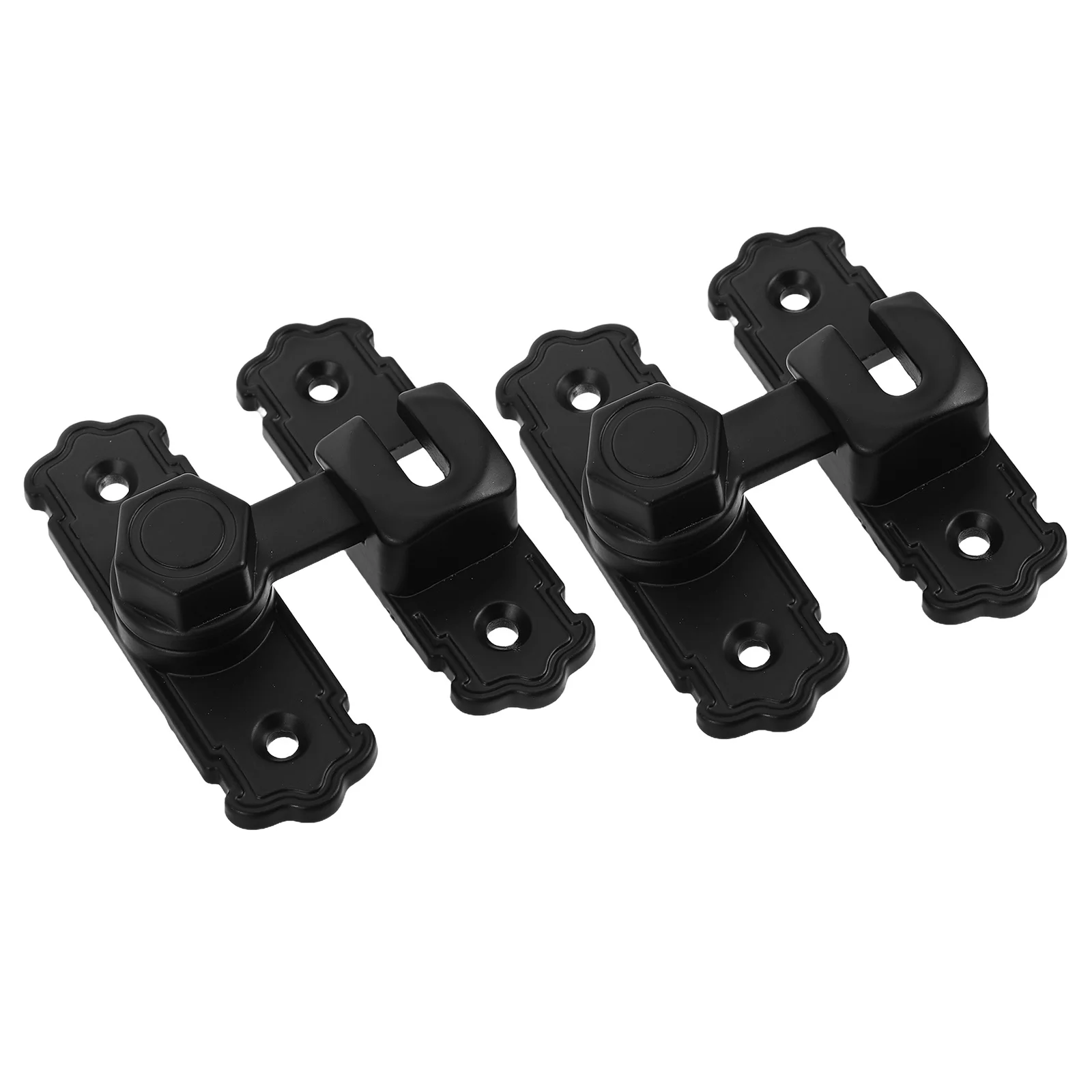 

2Pcs Stainless Steel Door Latch Corner Swivel Bolt Lock Bathroom Stall Privacy Sliding Bolt for Internal Door Security