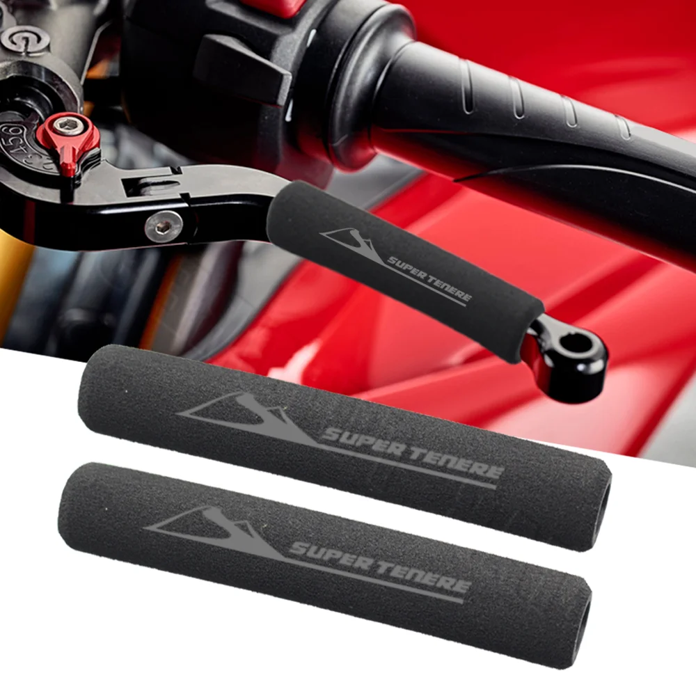 ​For  SUPER TENERE 2021 2022 2023 2024 2pc Motorcycle brake handle cover anti slip cotton protective cover