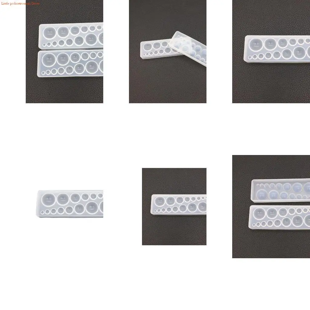 

F92D прозрачная силиконовая круглая сферическая форма, форма для литья из смолы, сделай сам, декоративная смола, форма для формы