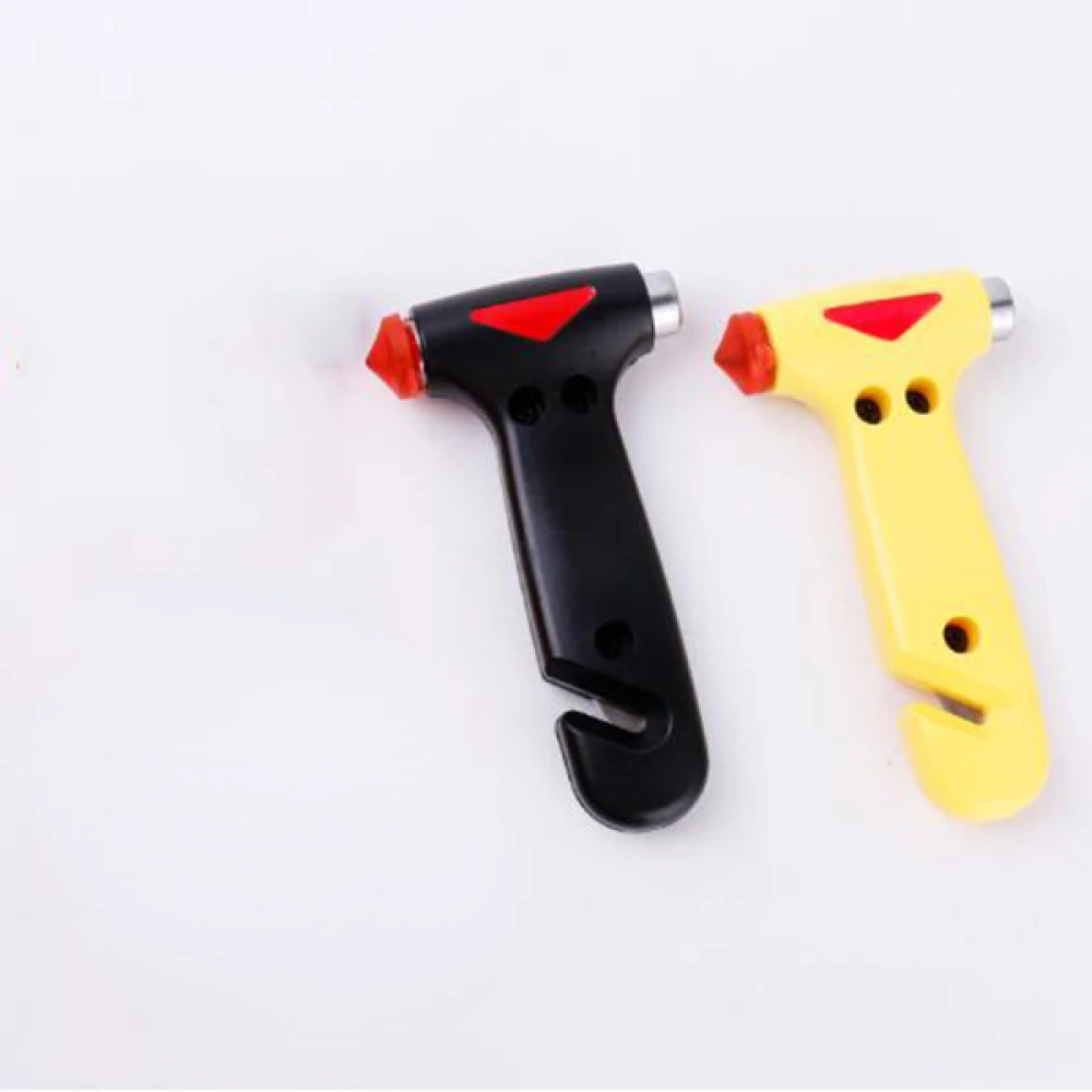 

Yellow/Black 2 in 1 Car Emergency Break Hammer Seat Belt Cutter Window Breaker Multi-functional Auto Safety Escape Hammer