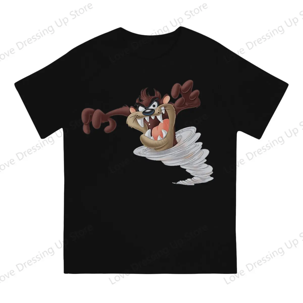 Taz Cartoon Anime 100%Pure Cotton Sport Men T-Shirt Tasmanian Devil Short sleeve Tshirts O-Neck Tee Funny Tops