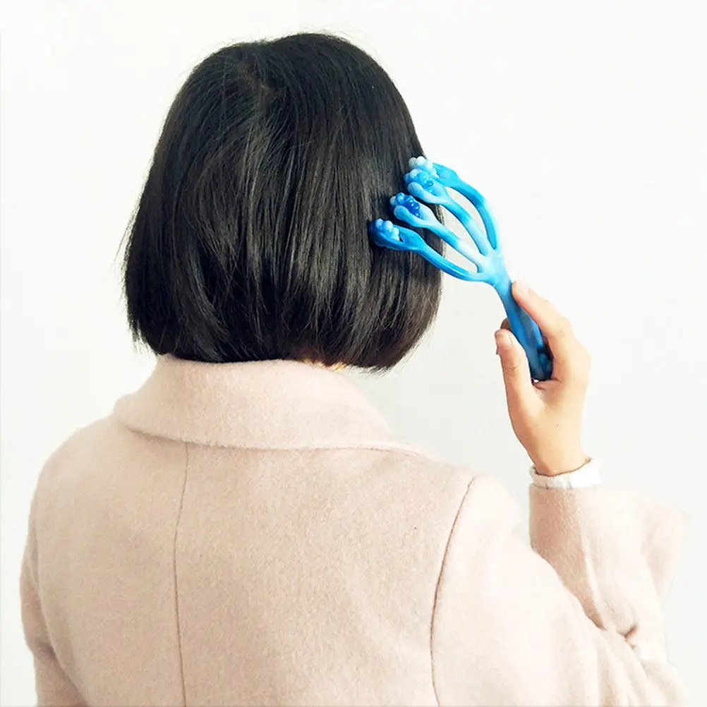 Handheld Four Claws Roller Massager for Neck Head Back Foot Leg Body Relaxing Massage Tool Stimulate Reflection Points view 6