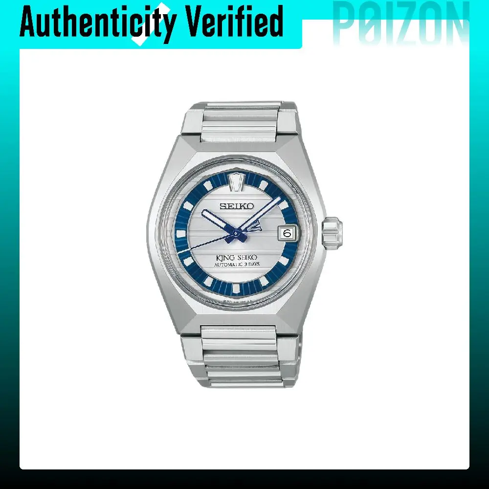 SEIKO King Seiko KSK [('100', 301050)]m Waterproof Automatic/Manual Mechanical Movement Stainless Steel Strap HKF004J