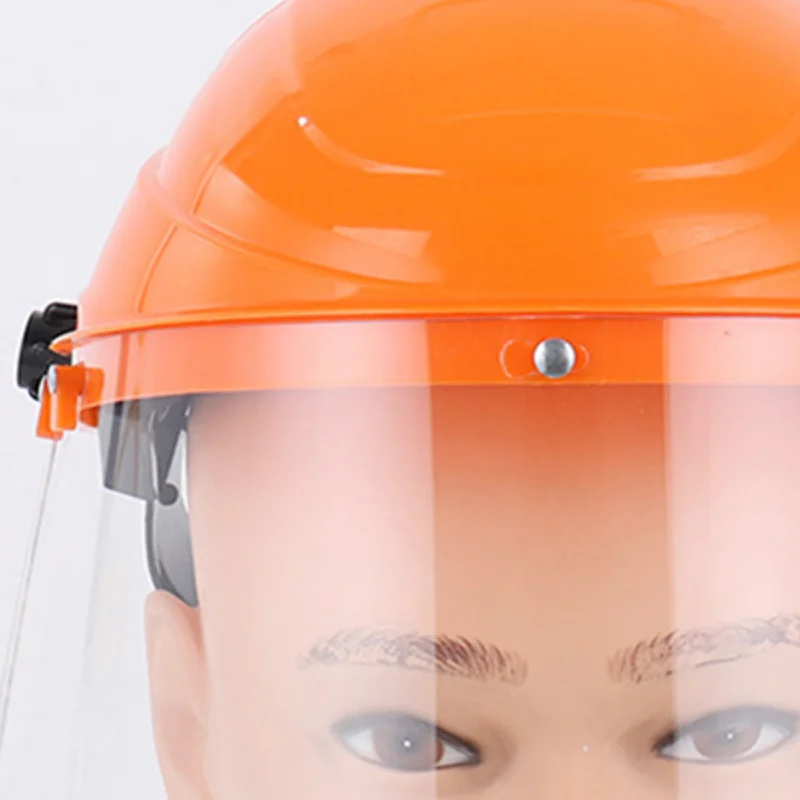 Protective Mask Adjustable Transparent PVC Anti-Saliva Dustproof Faces Shields Screen Spare Visors Eye Protection Face Mask