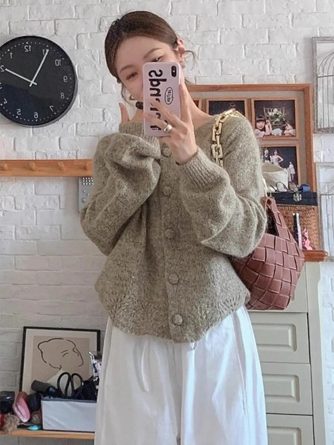 Suéter coreano Sle de punto suave ort Sve para mujer, suéter holgado informal adelgazante para otoño e invierno, Top versátil recién llegado