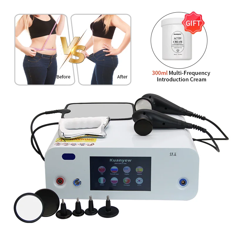 Latest Warm 448KHZ INDIBA Physical Therapy Technique High Radio Frequency Tecar CET RET Lose Weight Tighten Skin Relieve Pain