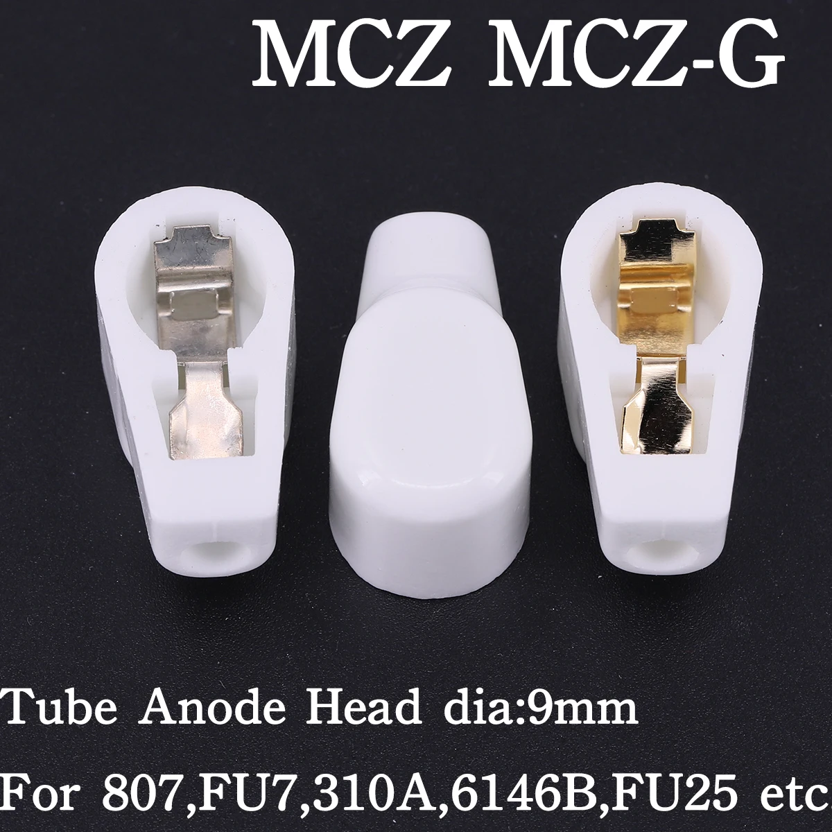 세라믹 진공관 양극 플레이트 그리드 캡 모자, EL504 EL519 6P13P FU7 807 310A 845 6J1 805 811 572B FU29 용, 6.4mm, 7.4mm, 9mm, 14mm