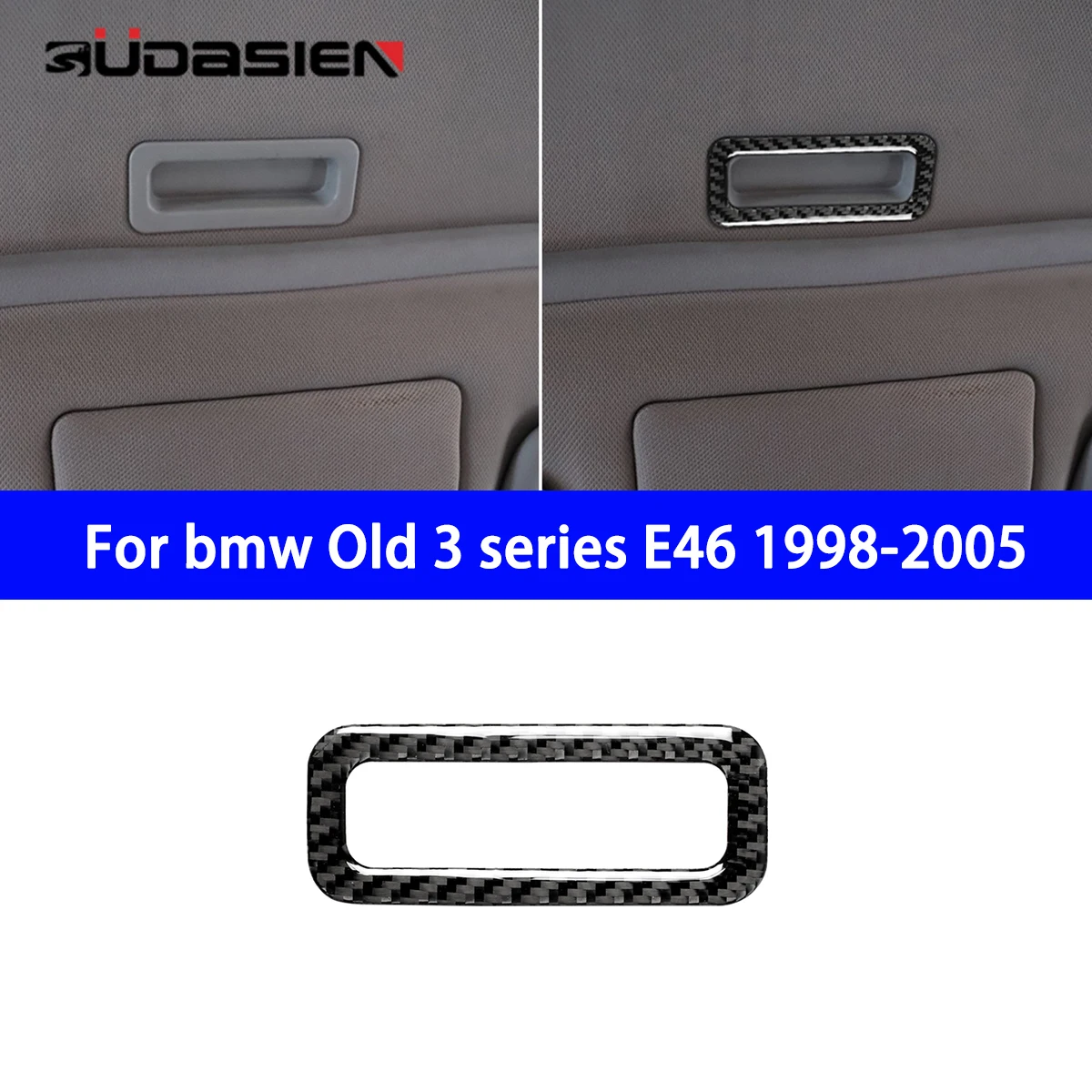 

Suitable for BMW Old 3 Series E46 1998-2005 Car Roof Sunroof Panel Decorative Sticker Carbon Fiber Interior Modification.