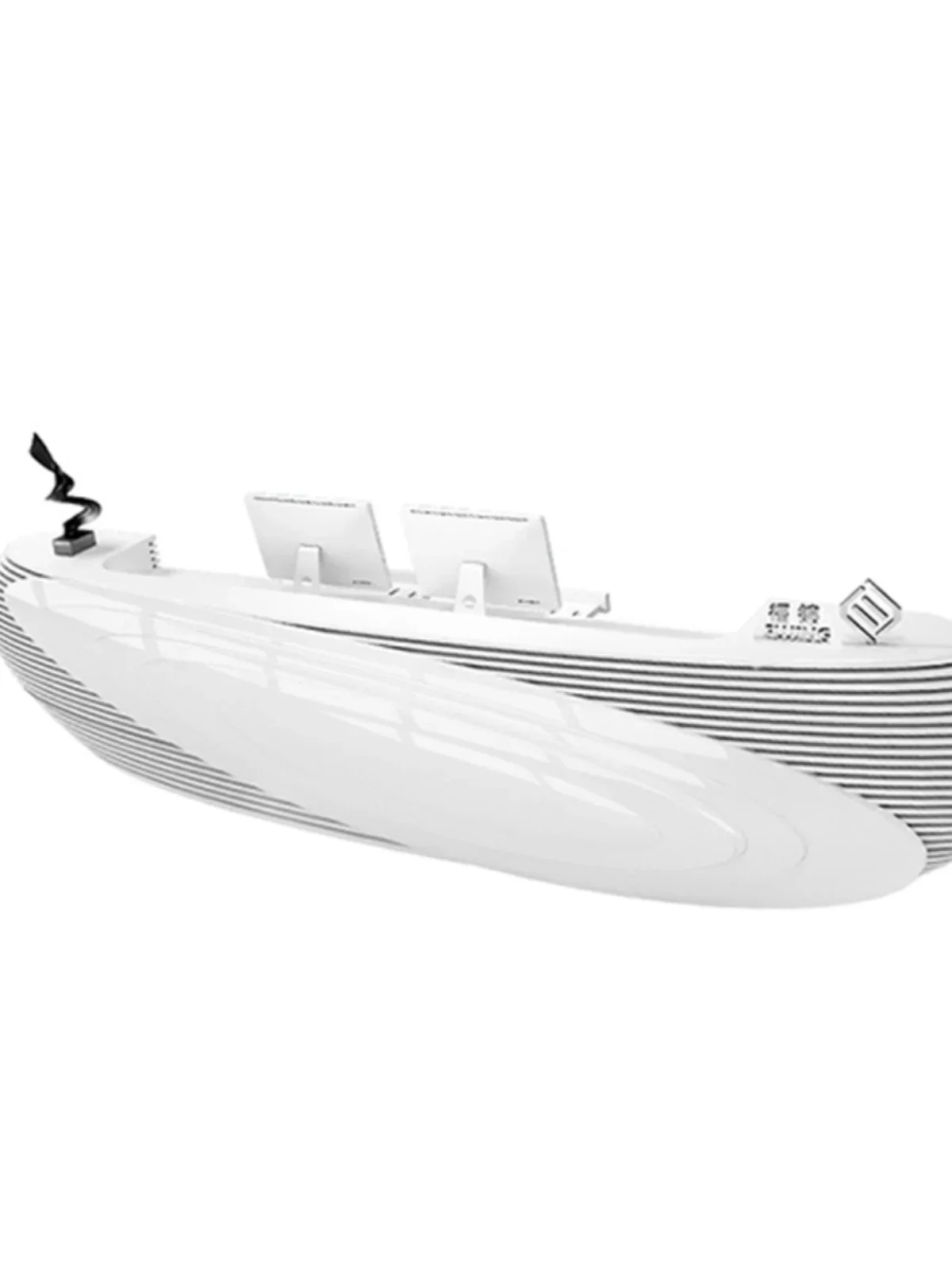 

Изогнутая стойка регистрации из стекловолокна, вестибюль компании, выпечка краски отеля, нестандартная стойка обслуживания, большая барная стойка по индивидуальному заказу.