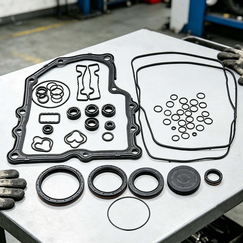 DQ200 0AM Auto Transmission Seal Gasket Rubber Sealing O-Rings Overhaul Repair Kit For Audi VW Seat Skoda Touran DSG7 Gearbox