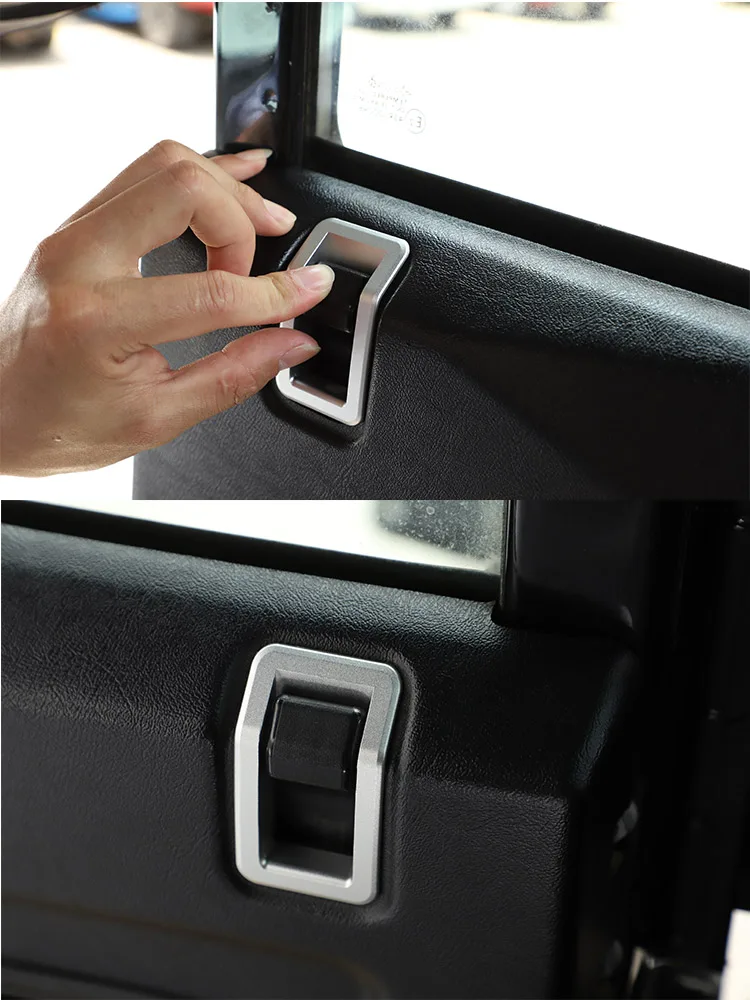 For Land Rover Defender 90 110 2004-18 Aluminum Alloy Car Door Inner Door Bowl Door Handle Decoration Replacement Accessories