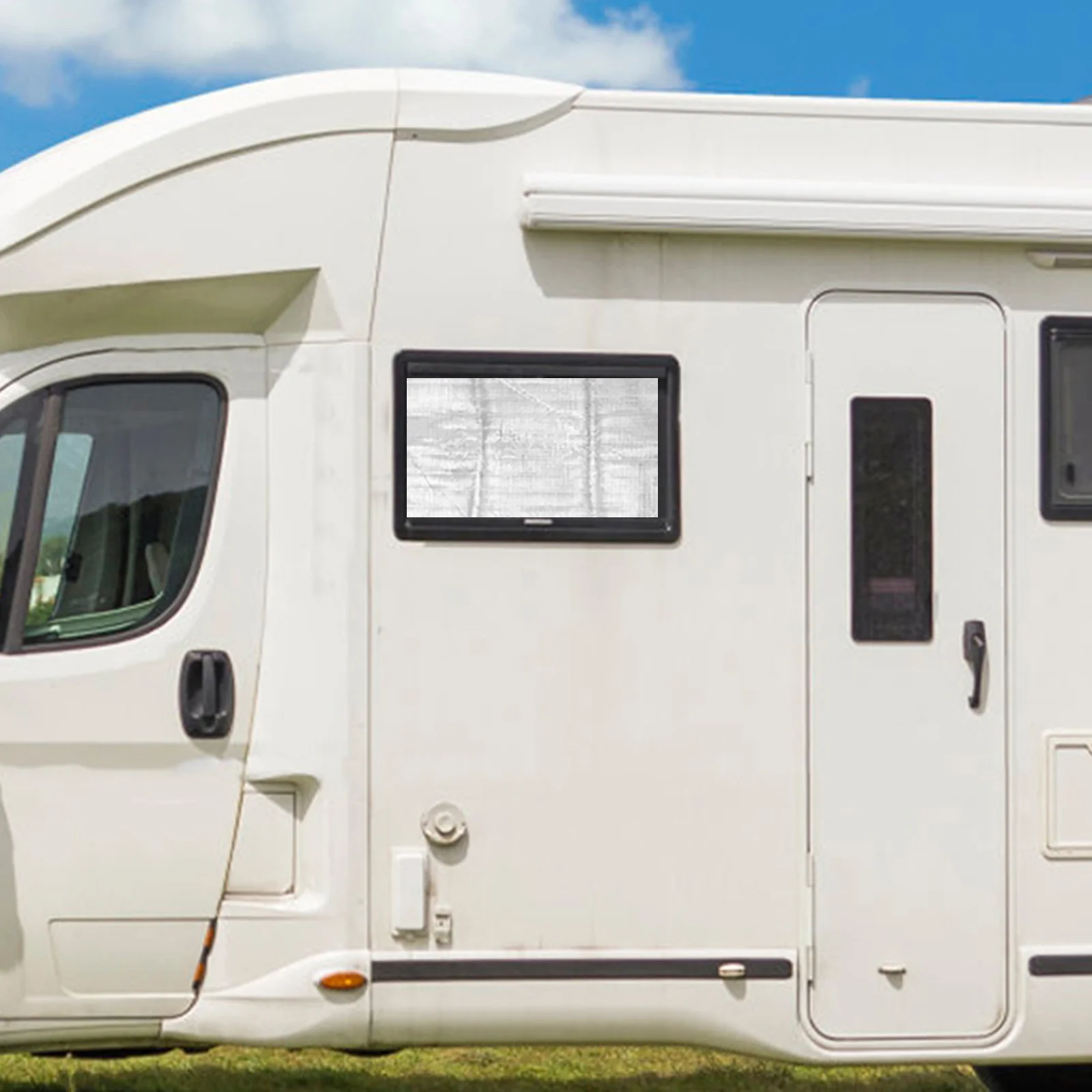 2 قطعة Rv نافذة ظلة غطاء نافذة الباب الظل الثقيلة حماية الشمس ل Rvs سريعة تناسب لا أدوات محمولة