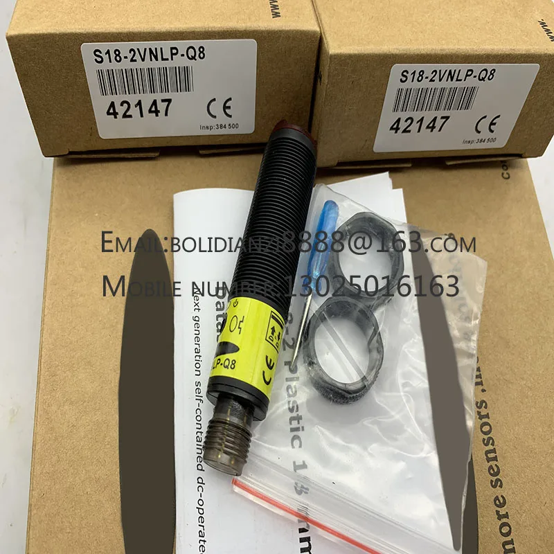 

Photoelectric sensor S18-2VNFF30-Q5/2VNLP-Q8/2VPFF30-Q5/2VPLP-Q8 High-quality One year warranty