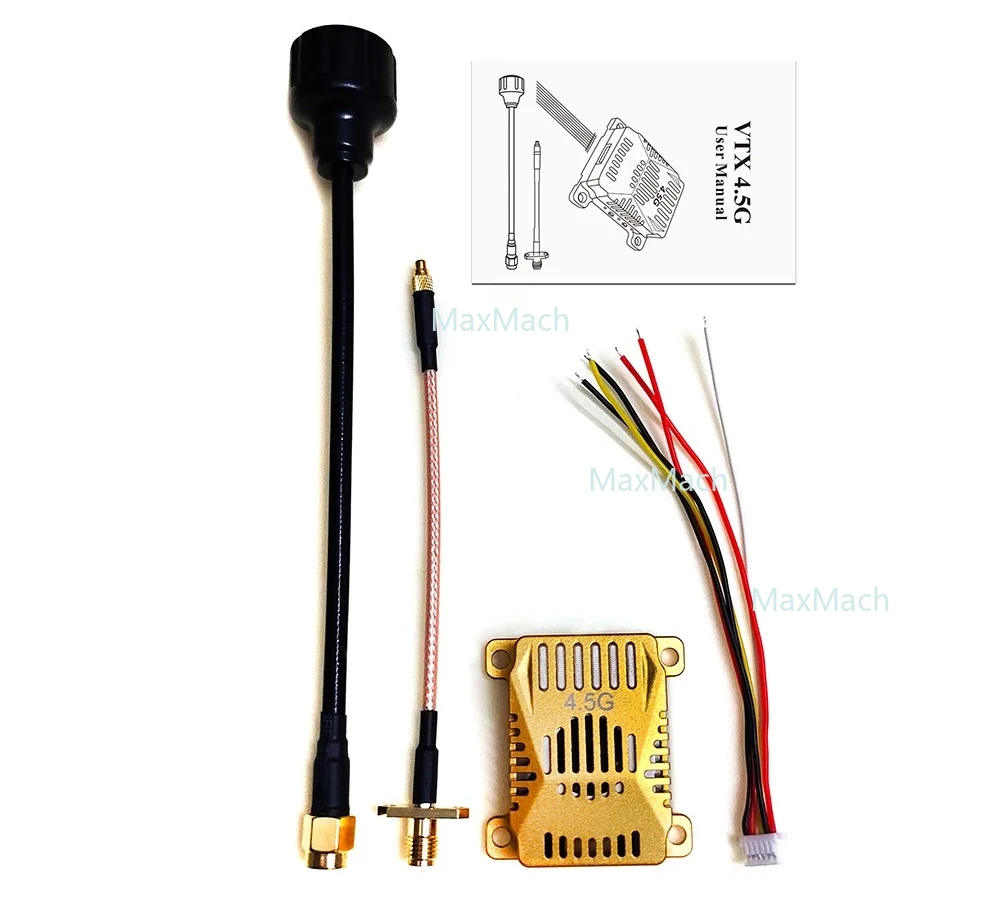 

4.5Ghz 2.5W Fpv Vtx Vrx 20Km Drone Video Transmitter 4.5G~4.6G Long Range Image Transmission