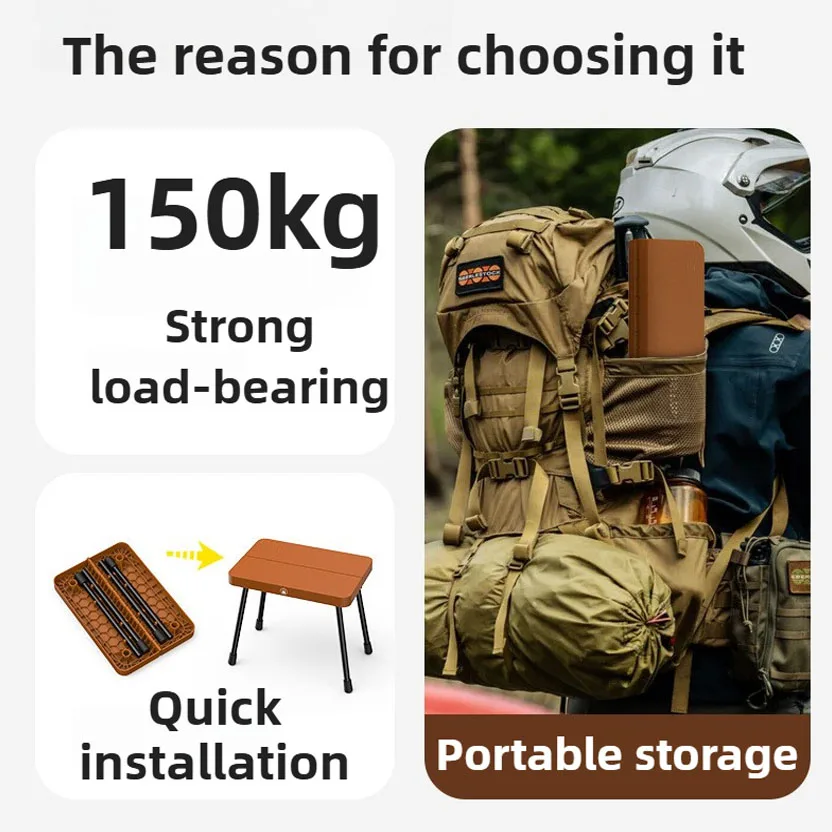 Portable Foldable Fishing Stool for Outdoor Camping, Portable Folding Pocket Bench for High-Speed Rail Queuing, Easy to Store