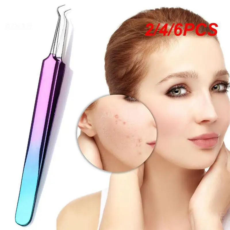 2/4/6PCS Blackhead Remover Sturdy And Durable Versatile Tool Ergonomic Design Highly Recommended Gentle On Skin