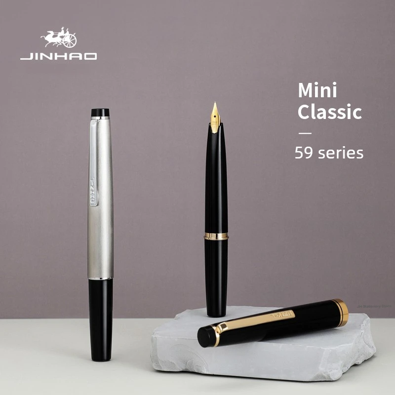 

JINHAO 59 Fountain Pen Luxury Elegant Pens EF F Hooded Nib Fountain Pens Writing School Office Supplies Stationery PK 80