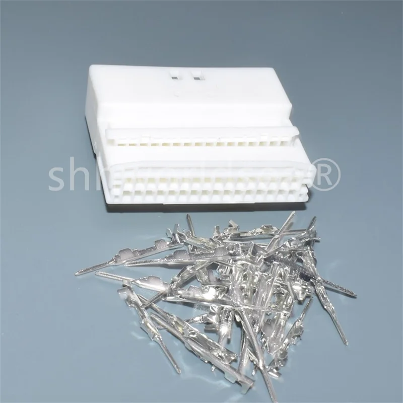 Shhworldsea 32 دبوس 0.7 مللي متر سيارة أنثى ذكر موصل التوصيل الإسكان المقبس دون محطة 1318747-1 لنيسان #6