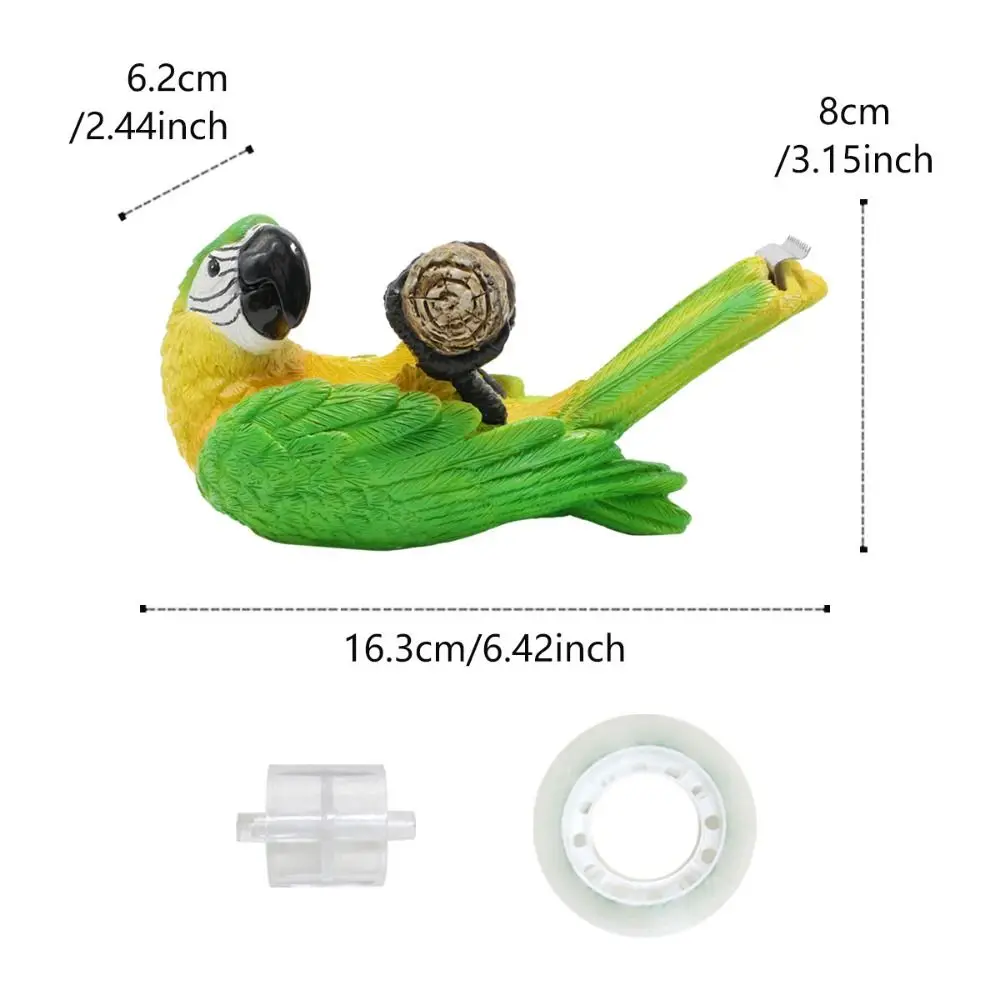 1 Set Cute Parrot Tape Dispenser Animal Shape Cartoon Bird Shaped Tape Holder Easy to Use Parrot Desktop Ornaments