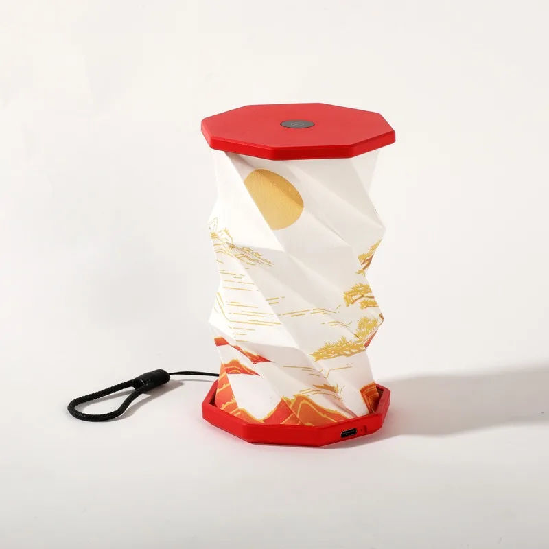 

Mini rotating lantern smart touch portable night light