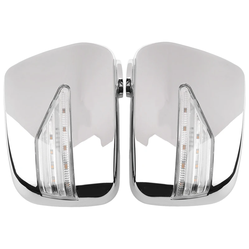 2PCS Car Door Mirror Cover With LED Trim Light Replacement Parts For Lexus Rx300 XU110 RX 300 Is300 1998 - 2003