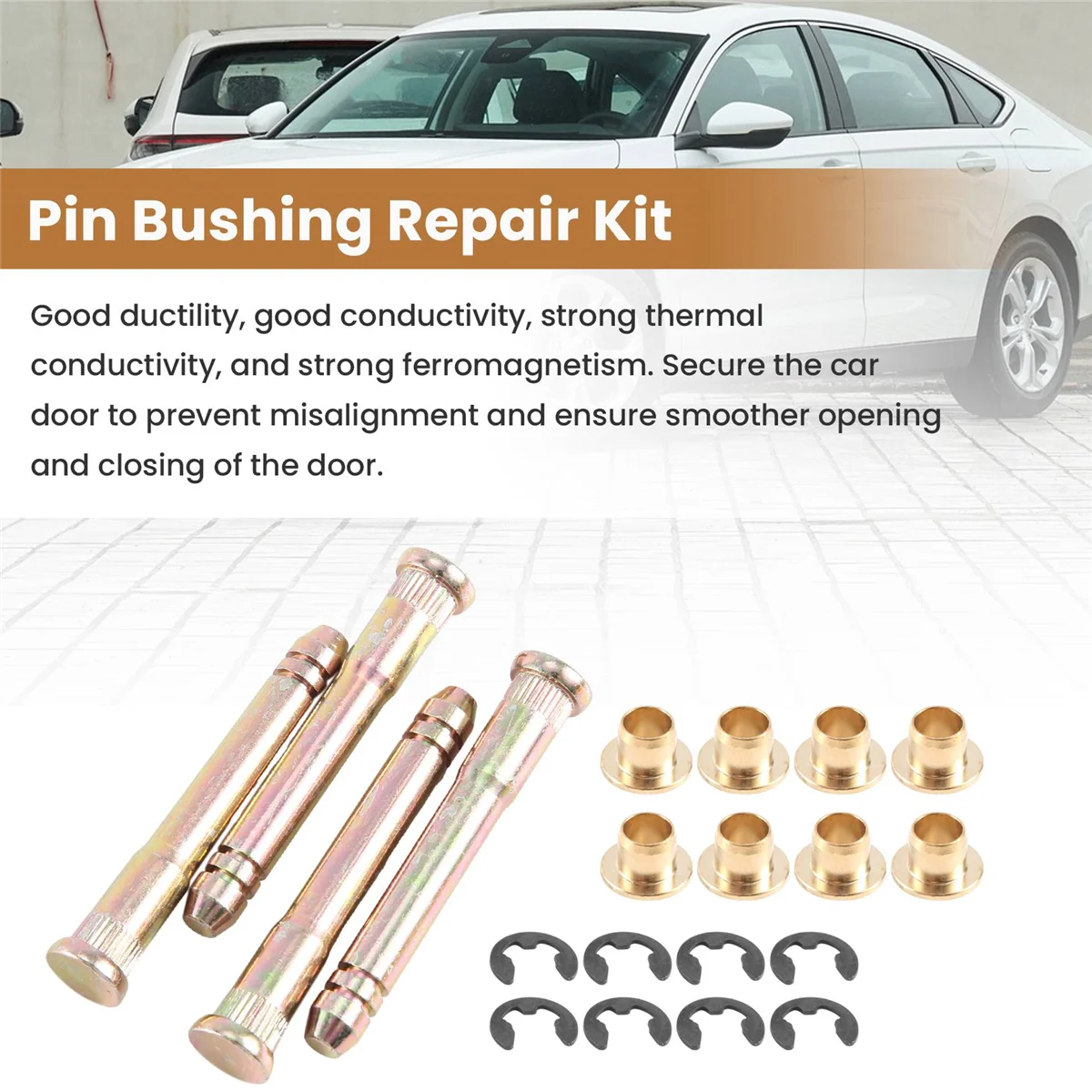 Car Door Hinge Pins Pin Bushing Repair Kit Fit for Accord -V Crx Ek