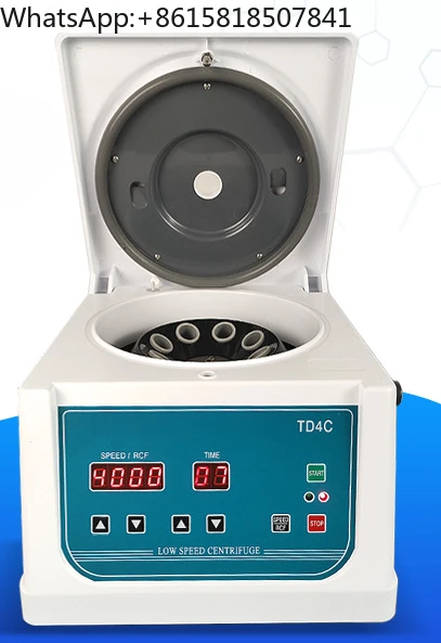 TD4C Бесщеточная низкоскоростная настольная центрифуга Лабораторная небольшая пробирка Центрифуга для красоты Количество TD4C Бесщеточная низкоскоростная настольная центрифуга Лабораторная небольшая пробирка Центрифуга для красоты Количество