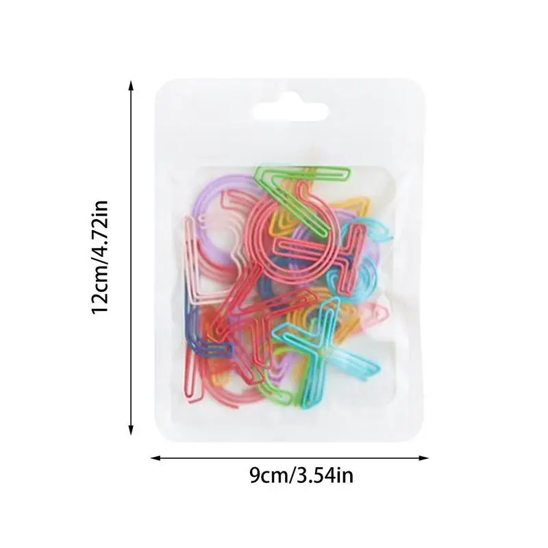 Graffette In metallo 26 pezzi graffette multifunzione In più colori insegnanti lavoratori graffette per rilegatura per pennarelli per calendari